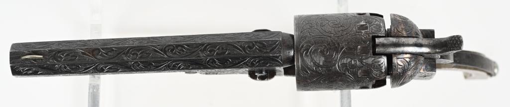 FULLY ENGRAVED COLT MODEL 1862 POCKET NAVY REVOLVR
