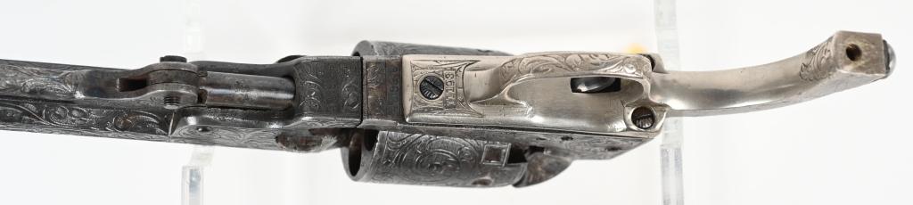 FULLY ENGRAVED COLT MODEL 1862 POCKET NAVY REVOLVR
