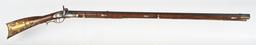JOE LONG MARKED KENTUCKY LONG RIFLE PERCUSSION