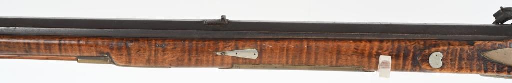 JOE LONG MARKED KENTUCKY LONG RIFLE PERCUSSION