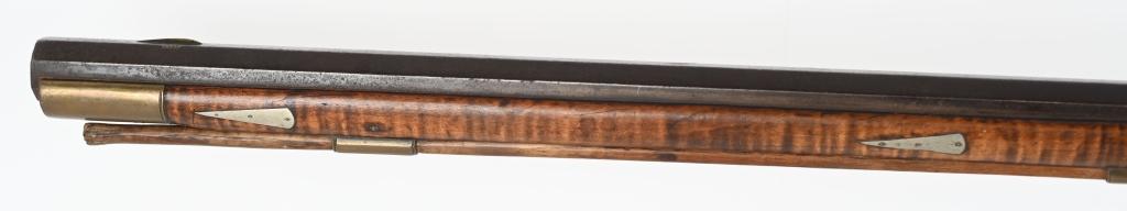 JOE LONG MARKED KENTUCKY LONG RIFLE PERCUSSION