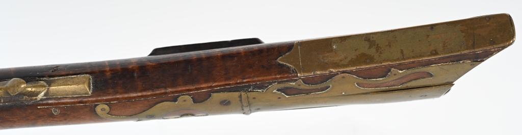 JOE LONG MARKED KENTUCKY LONG RIFLE PERCUSSION