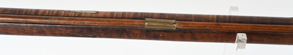 JOE LONG MARKED KENTUCKY LONG RIFLE PERCUSSION