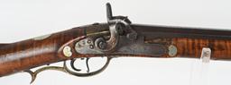 JOE LONG MARKED KENTUCKY LONG RIFLE PERCUSSION