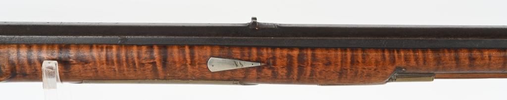 JOE LONG MARKED KENTUCKY LONG RIFLE PERCUSSION