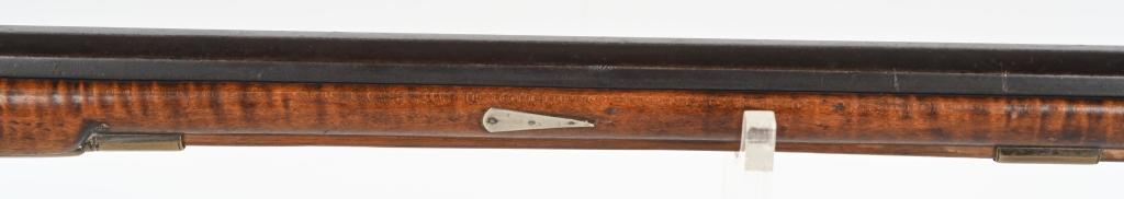 JOE LONG MARKED KENTUCKY LONG RIFLE PERCUSSION