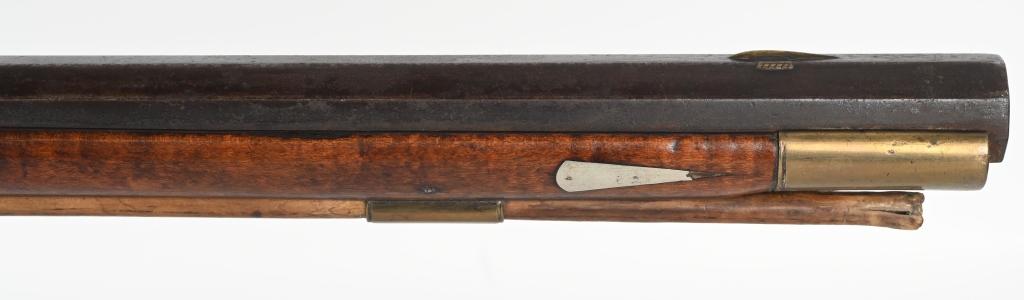 JOE LONG MARKED KENTUCKY LONG RIFLE PERCUSSION