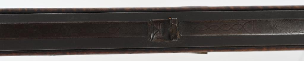 JOE LONG MARKED KENTUCKY LONG RIFLE PERCUSSION