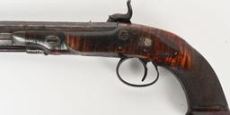 PAIR 19TH CENTURY I. RAFFTRY PERCUSSION PISTOLS
