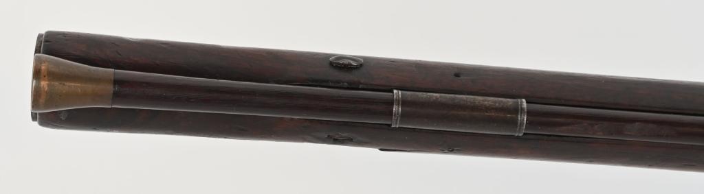 FINE ENGLISH HADLEY FLINTLOCK TAKE DOWN FUSIL