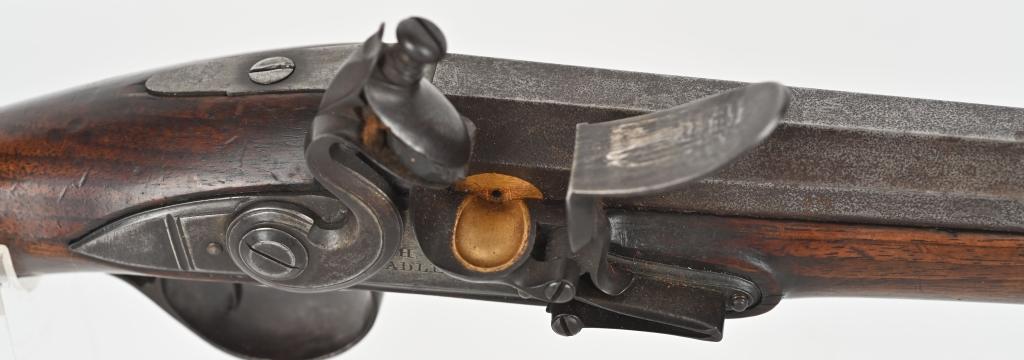 FINE ENGLISH HADLEY FLINTLOCK TAKE DOWN FUSIL