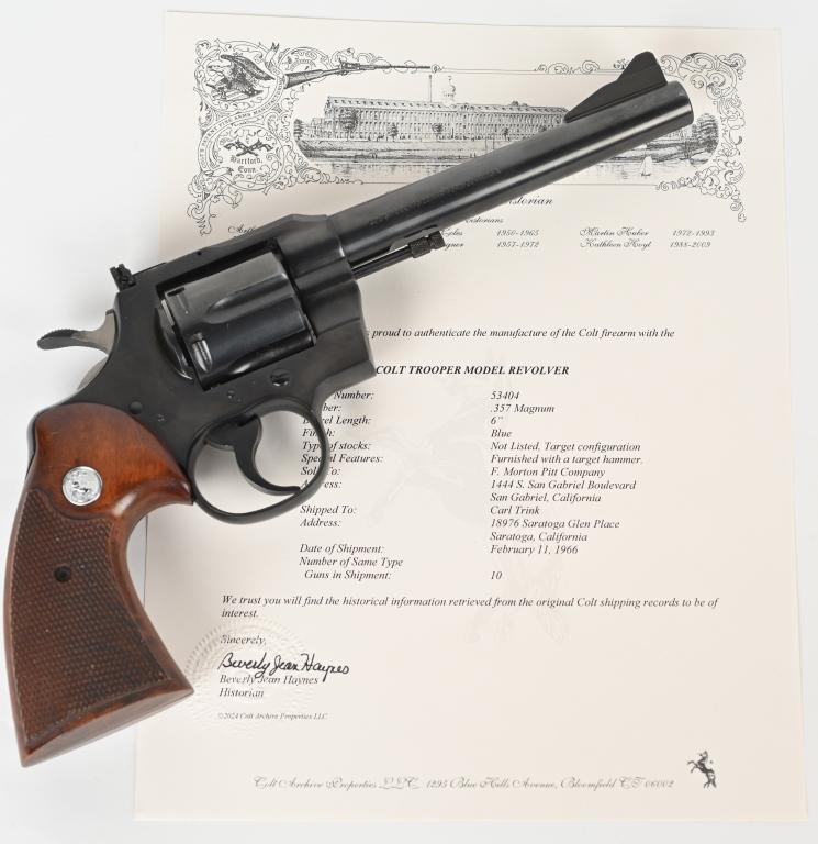 COLT TROOPER .357 MAGNUM REVOLVER w/ BOX