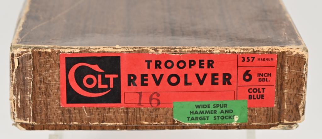 COLT TROOPER .357 MAGNUM REVOLVER w/ BOX
