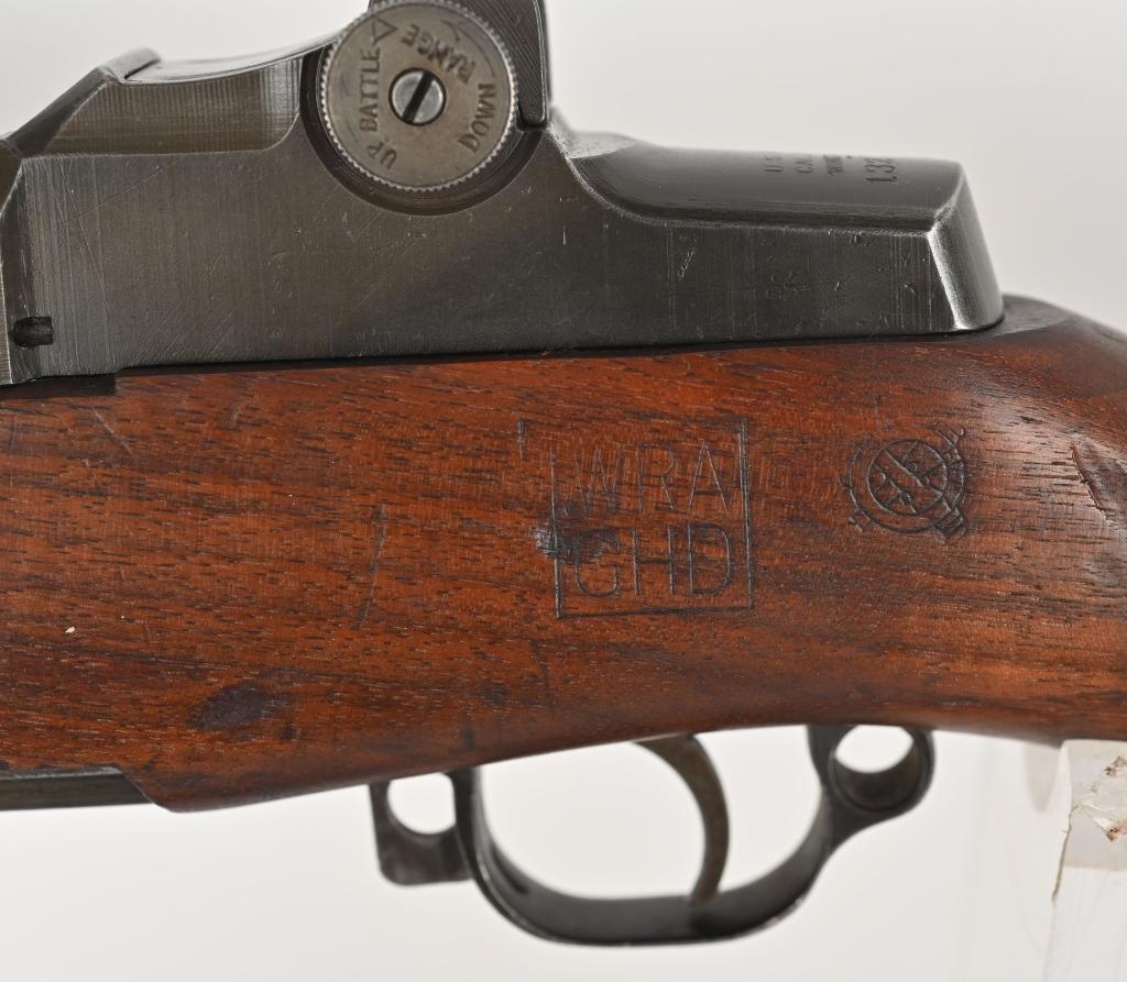 1943 WINCHESTER M1 GARAND SEMI AUTOMATIC RIFLE
