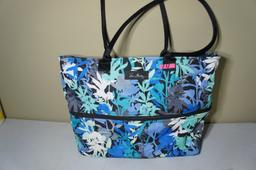 Vera Bradley Expandable Bag (Blue Pattern)