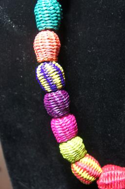 Hand Woven Rattan Necklace