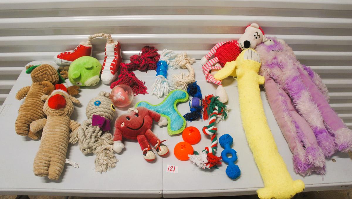 Lot Of Dog Toys