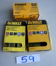 DeWalt Staples and Nails Lot