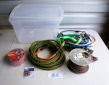 Air Hose, Tie Down, Wire Lot