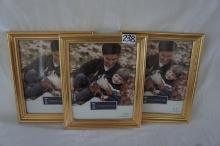 Gold Wooden Photo Frame Set of 3