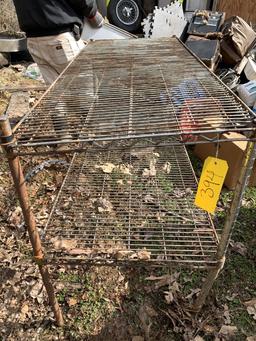 2SHELF 5'X2'X3' WIRE TABLE
