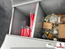 METAL CABINET WITH MISC