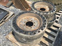 SOLID TIRES AND WHEELS