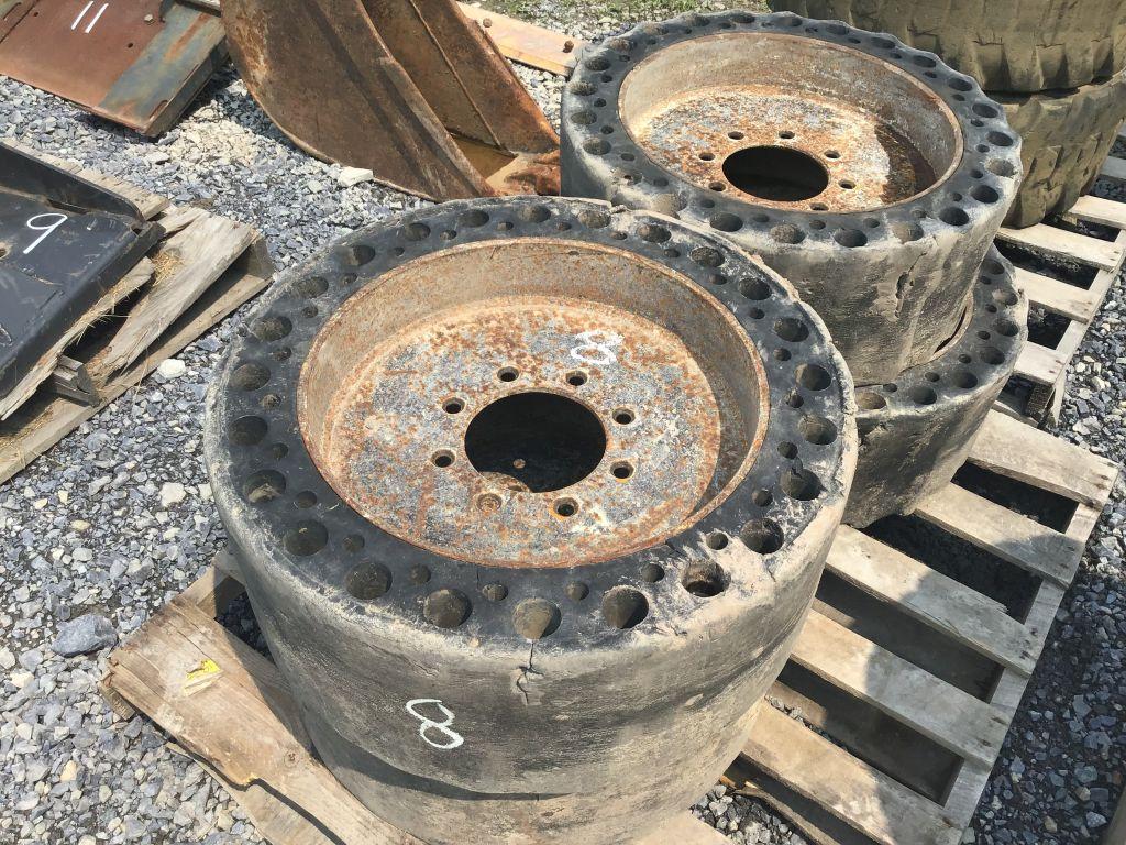 SOLID TIRES AND WHEELS