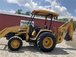 2004 DEERE 110 LOADER BACKHOE