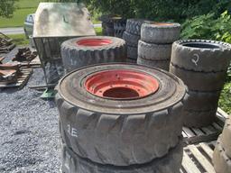 12-16.5 TIRES ON BOBCAT WHEELS