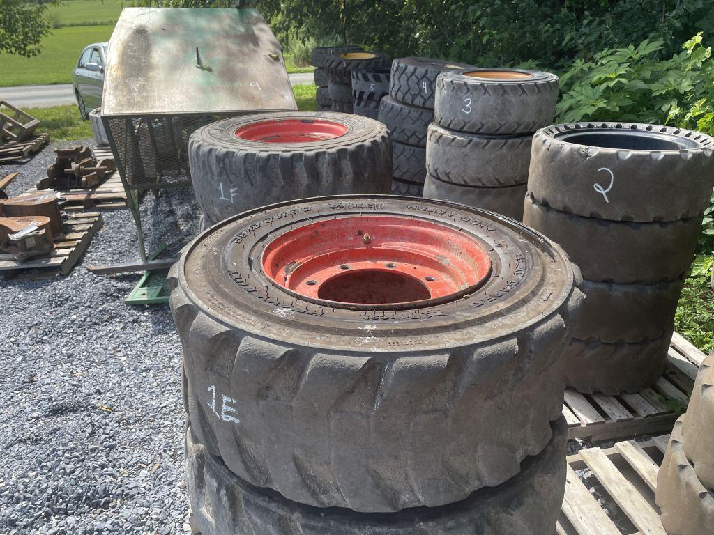 12-16.5 TIRES ON BOBCAT WHEELS