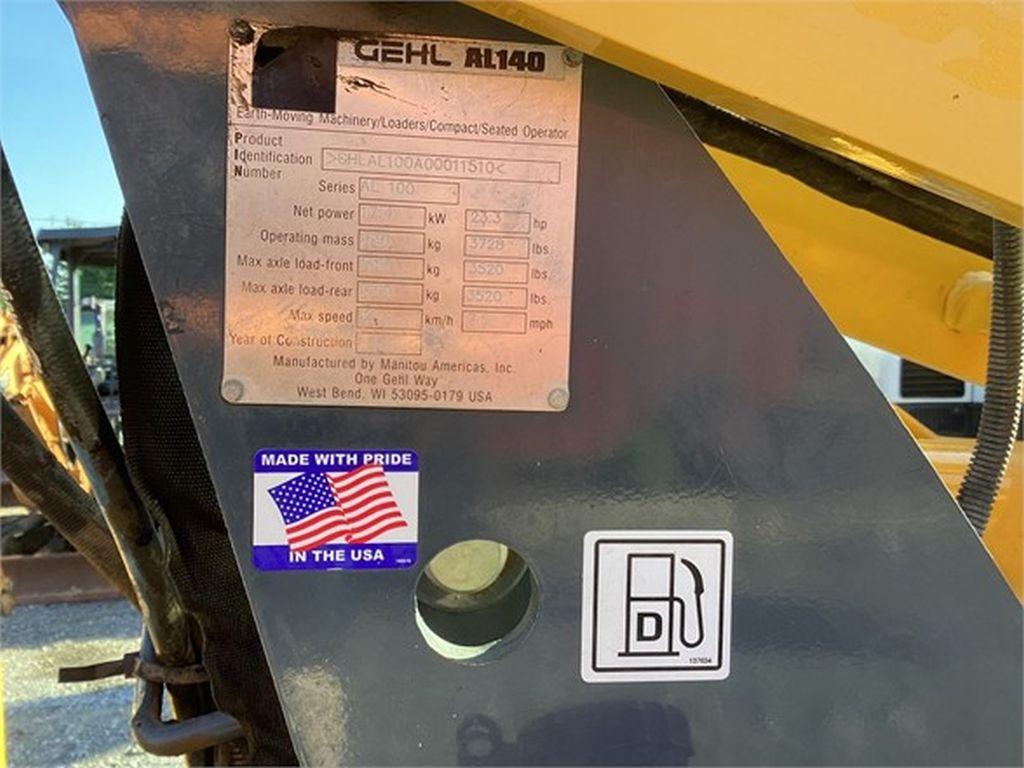 2018 GEHL AL140 WHEEL LOADER