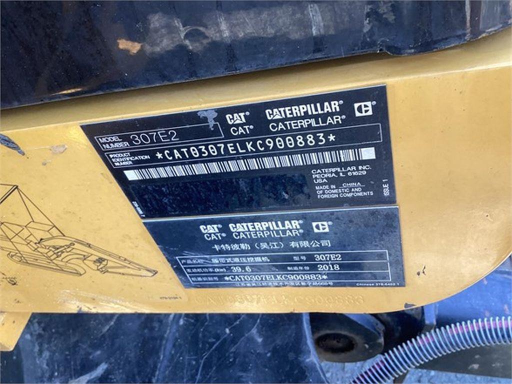2019 CATERPILLAR 307E2 EXCAVATOR