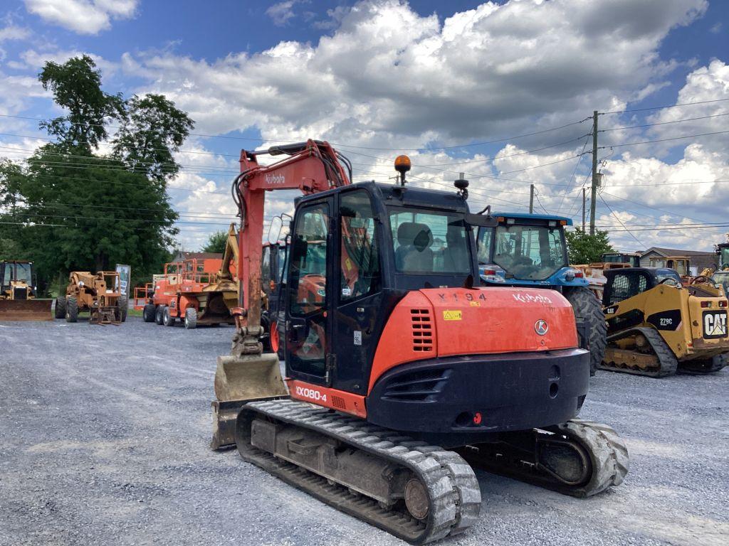 2015 KUBOTA KX080-4 EXCAVATOR
