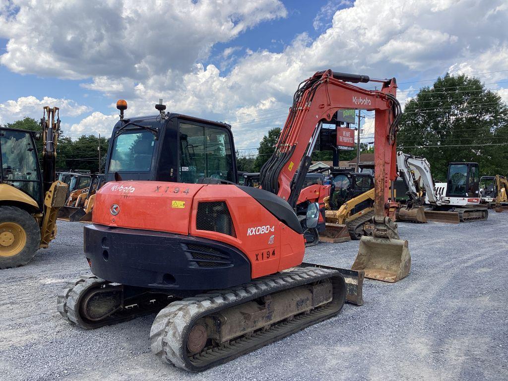 2015 KUBOTA KX080-4 EXCAVATOR