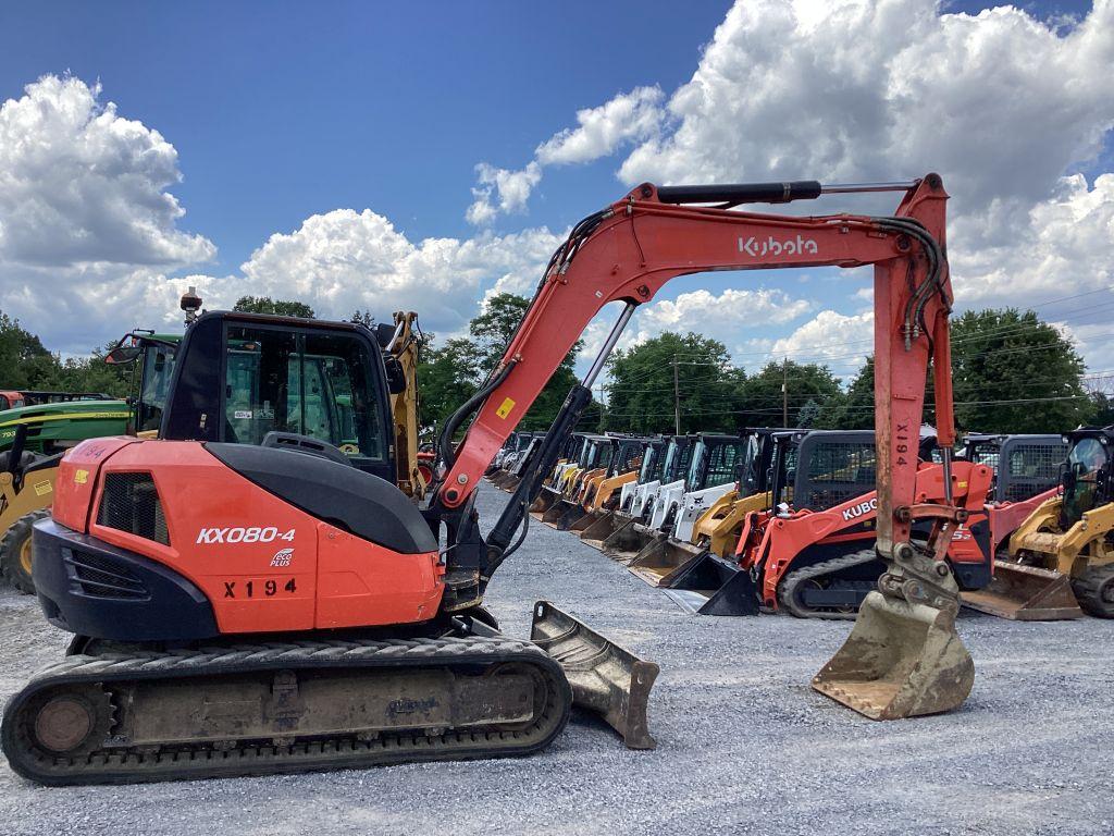 2015 KUBOTA KX080-4 EXCAVATOR