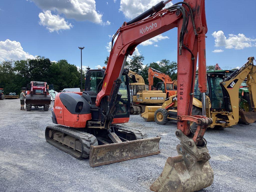 2015 KUBOTA KX080-4 EXCAVATOR
