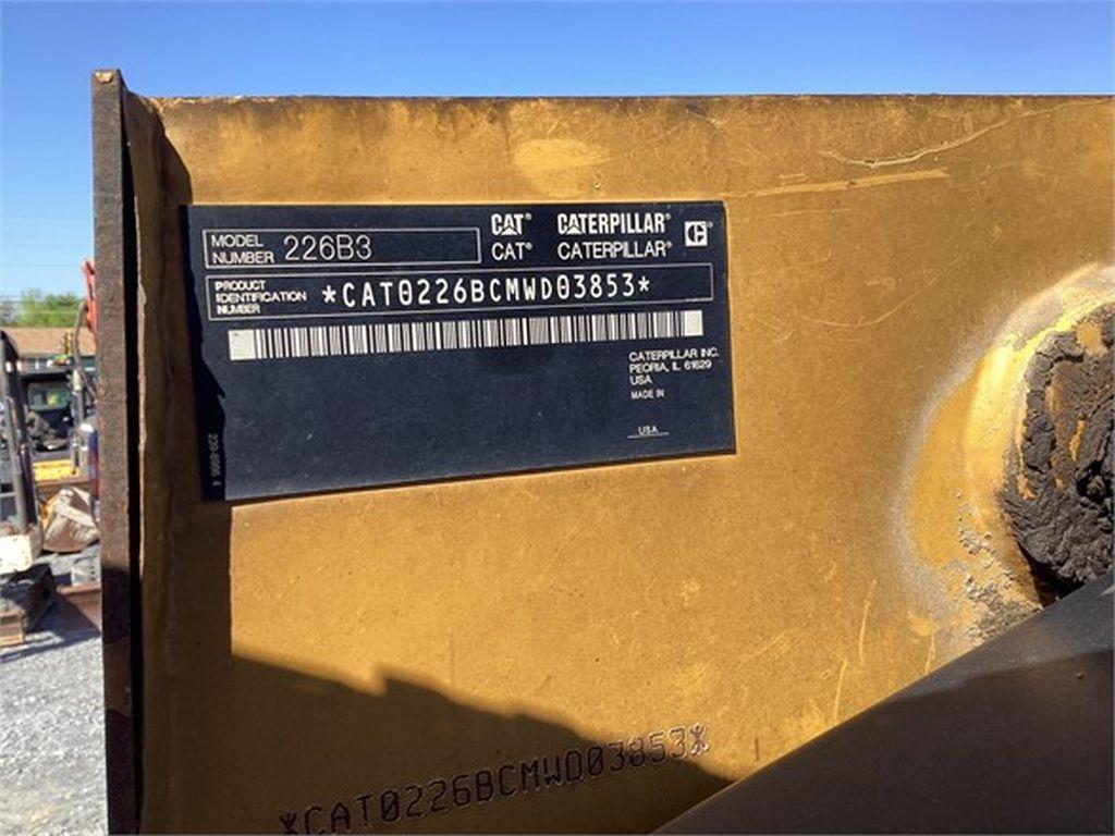 2012 CATERPILLAR 226B3 SKID STEER LOADER
