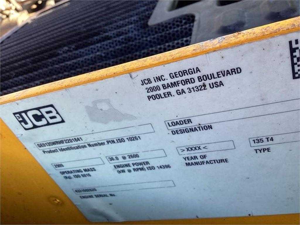 2015 JCB 135 SKID STEER LOADER