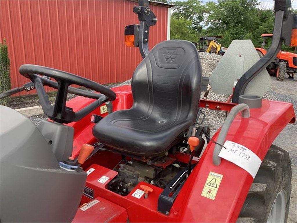 2017 MASSEY FERGUSON 1739E COMPACT TRACTOR