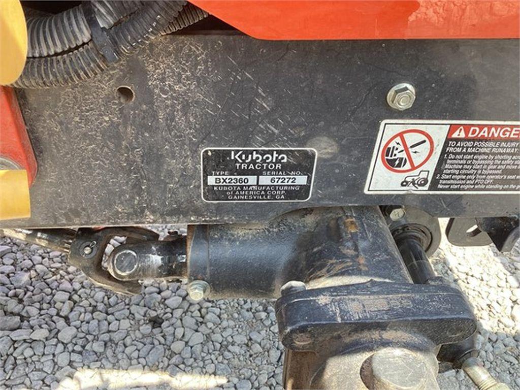 2014 KUBOTA BX2360 COMPACT TRACTOR