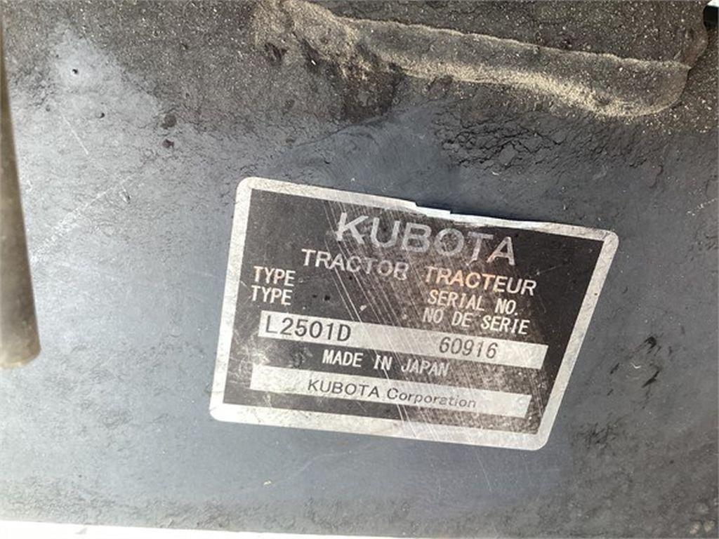 2016 KUBOTA L2501DT COMPACT TRACTOR