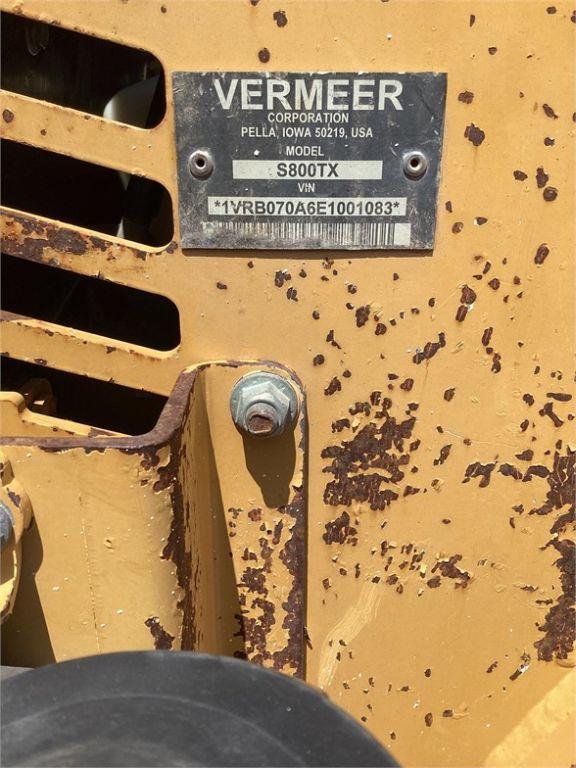 2016 VERMEER S800TX SKID STEER LOADER