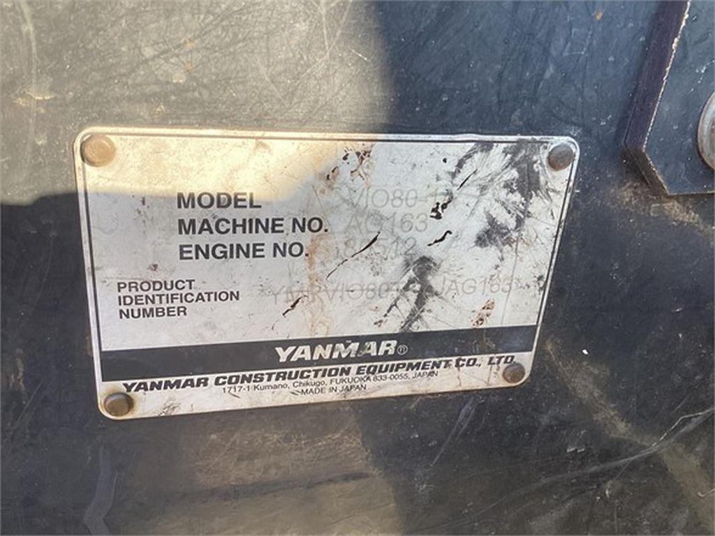 2020 YANMAR VIO80 EXCAVATOR