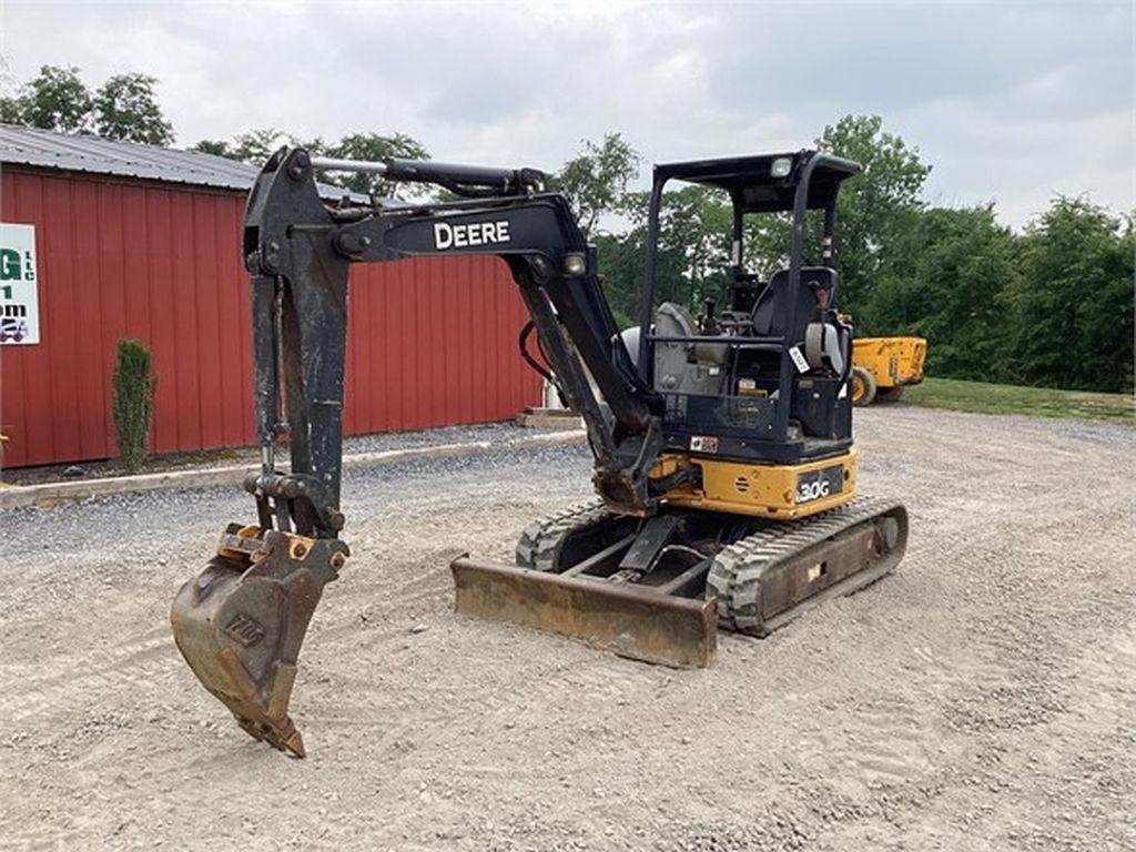 2018 DEERE 30G MINI EXCAVATOR