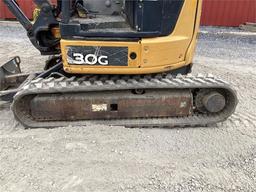 2018 DEERE 30G MINI EXCAVATOR