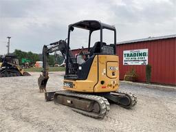 2018 DEERE 30G MINI EXCAVATOR