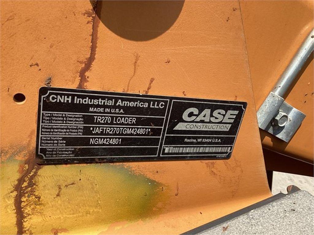 2017 CASE TR270 SKID STEER LOADER