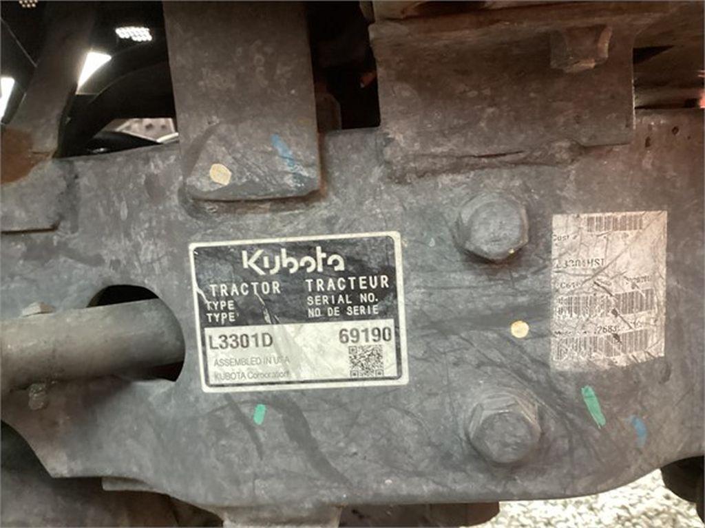 2018 KUBOTA L3301HST COMPACT TRACTOR