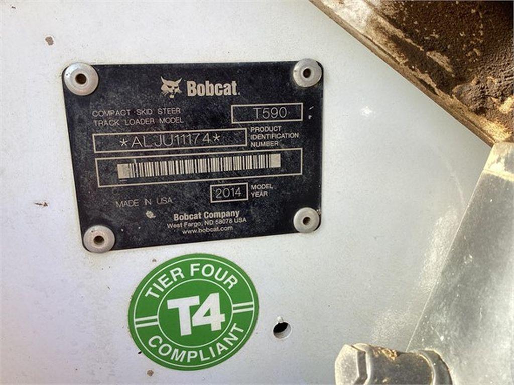 2014 BOBCAT T590 SKID STEER LOADER